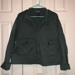 Gap crop utility jacket